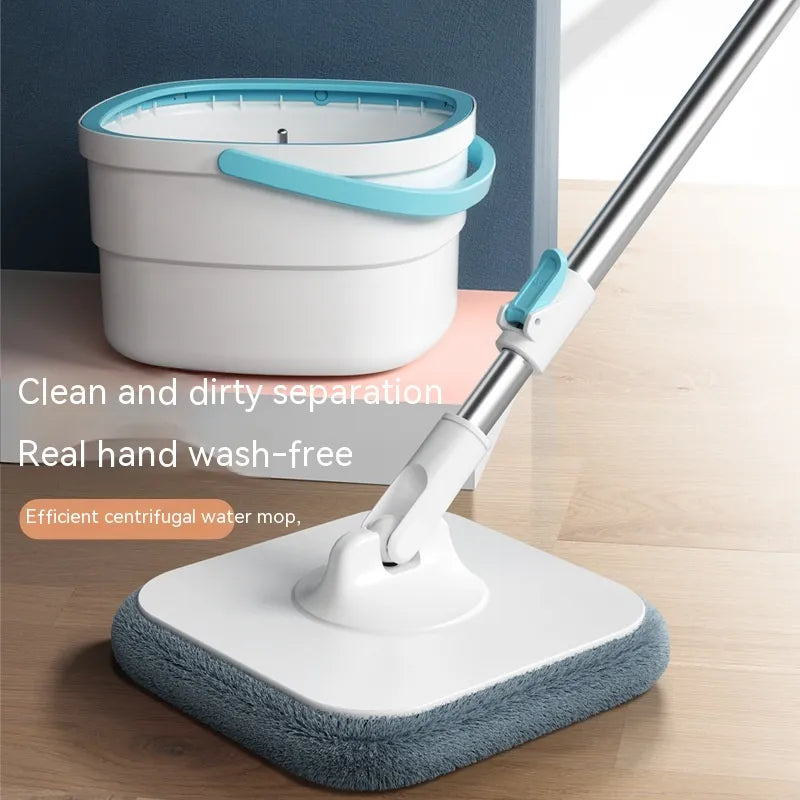 SpinClean Pro™ | Fregona Giratoria con Cubo Autolimpiante