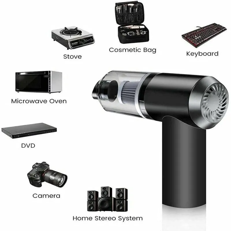 VacuumGo™ | Aspirador de Mano Inalámbrico 120W
