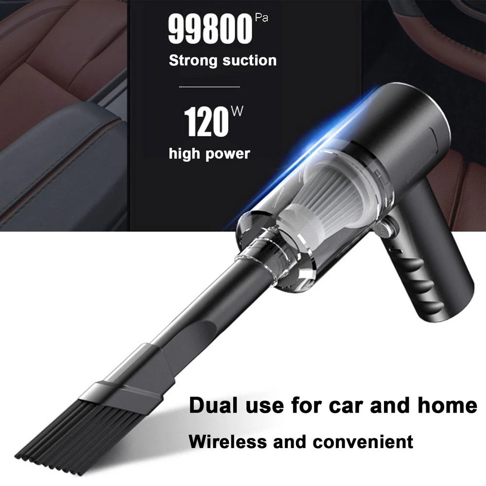 VacuumGo™ | Aspirador de Mano Inalámbrico 120W