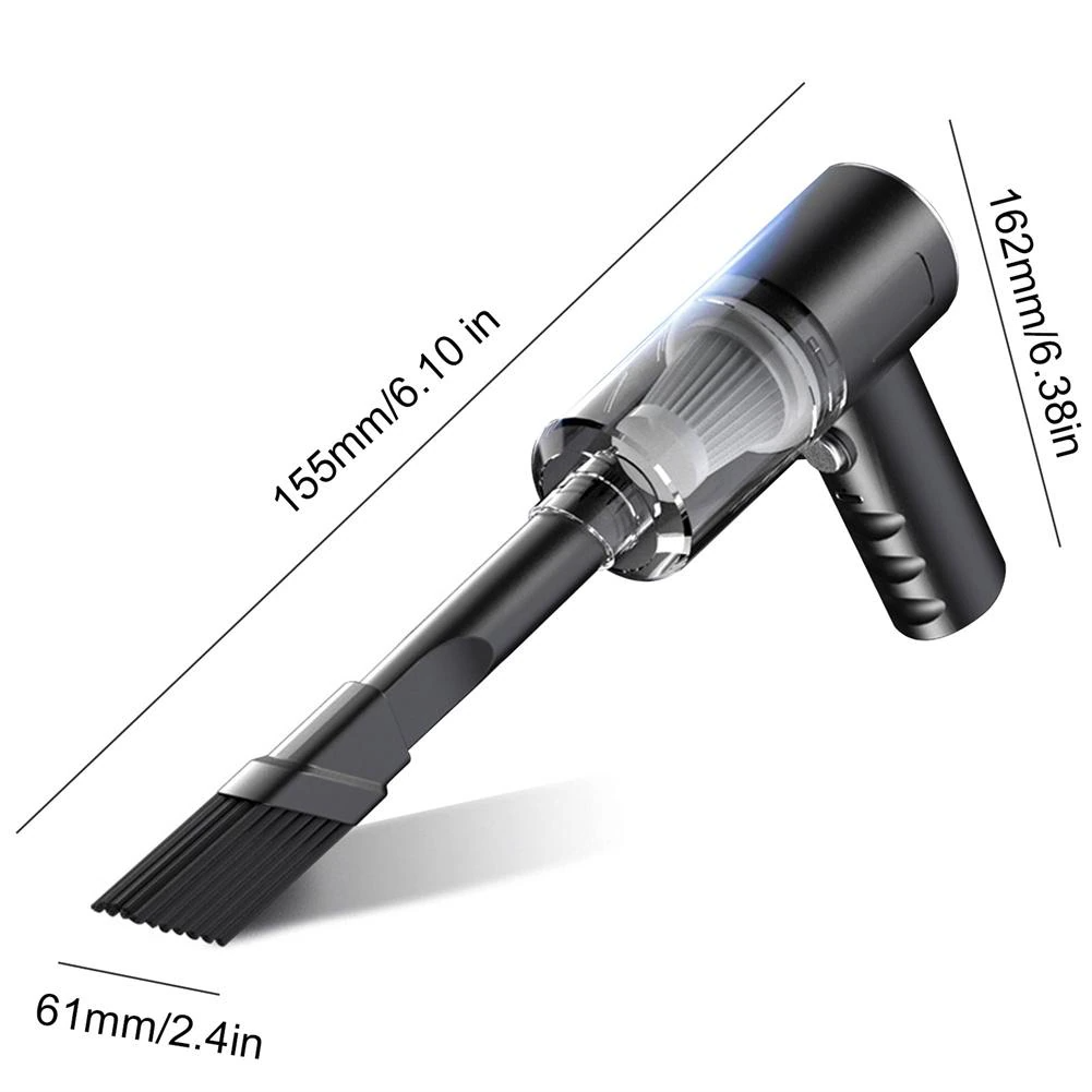 VacuumGo™ | Aspirador de Mano Inalámbrico 120W