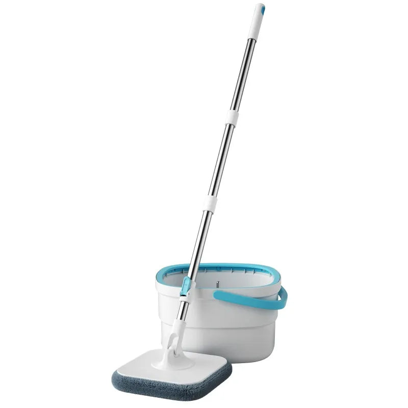 SpinClean Pro™ | Fregona Giratoria con Cubo Autolimpiante